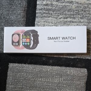 Smart Watch Fitness Tracker - Pink and Black